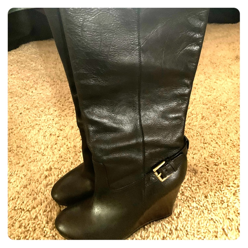 Coach wedge boots
